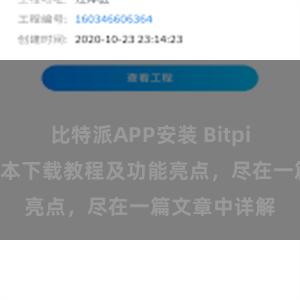   比特派APP安装 Bitpie钱包最新版本下载教程及功能亮点，尽在一篇文章中详解