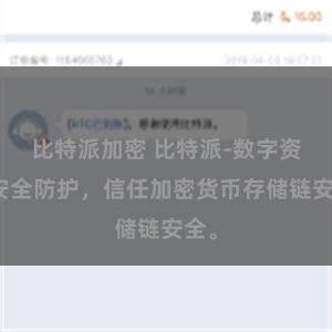 比特派加密 比特派-数字资产安全防护，信任加密货币存储链安全。